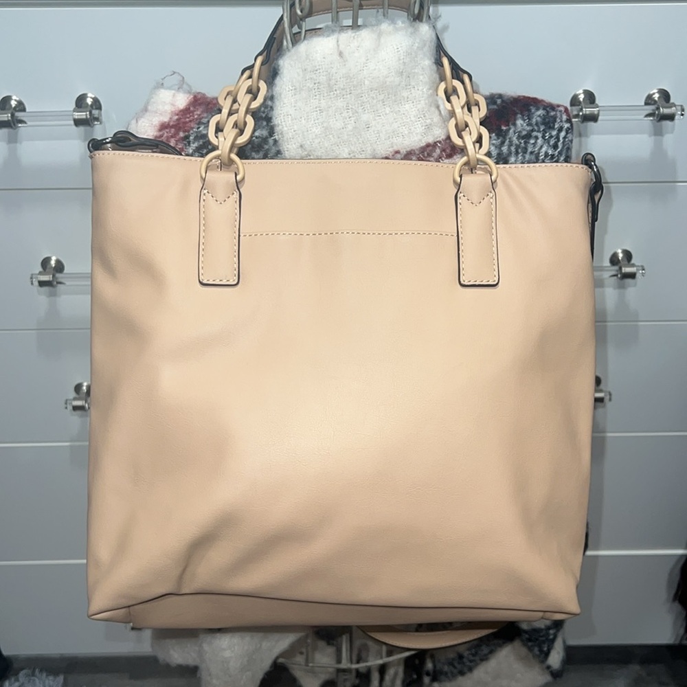 Simply Vera Vera Wang Beige Woven Tote Bag - Picture 6 of 14